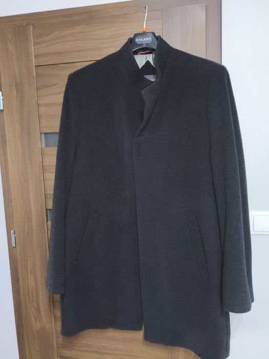 Płaszcz wełniany męski