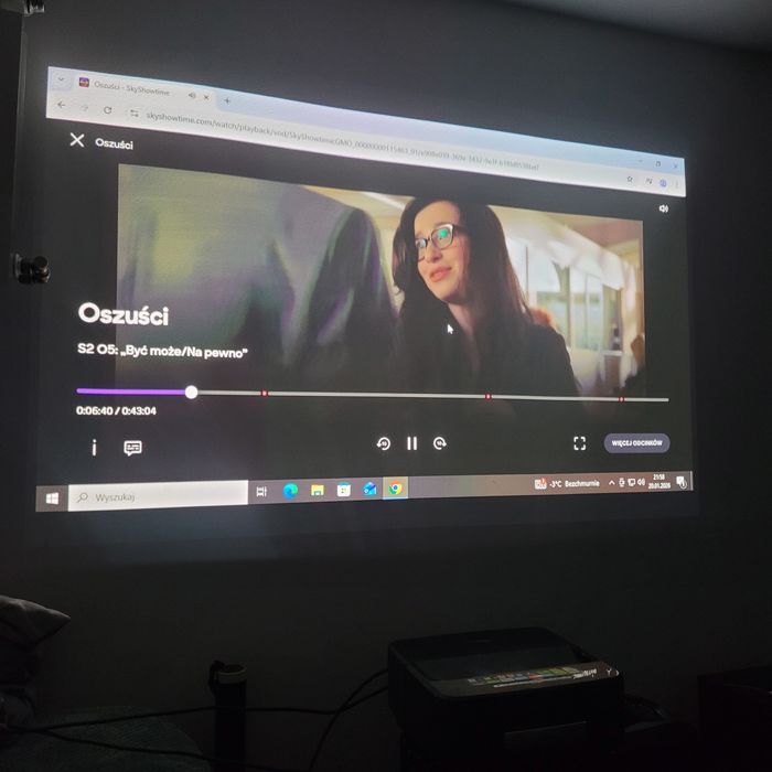 Komputer Pc +Projector screen neo
