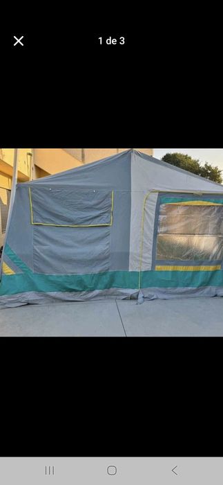 Autotenda com 3 quartos