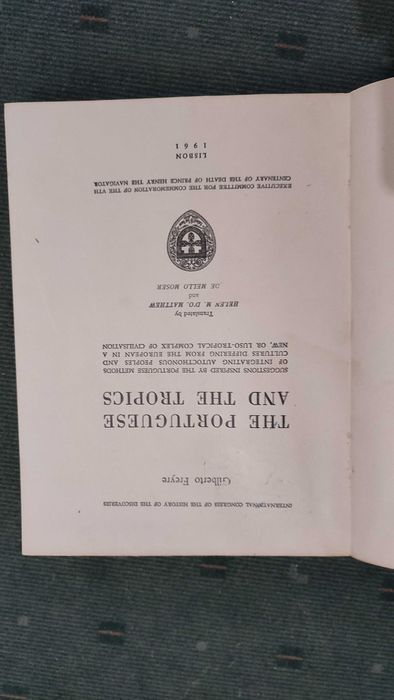 The Portuguese and the Tropics - Gilberto Freyre