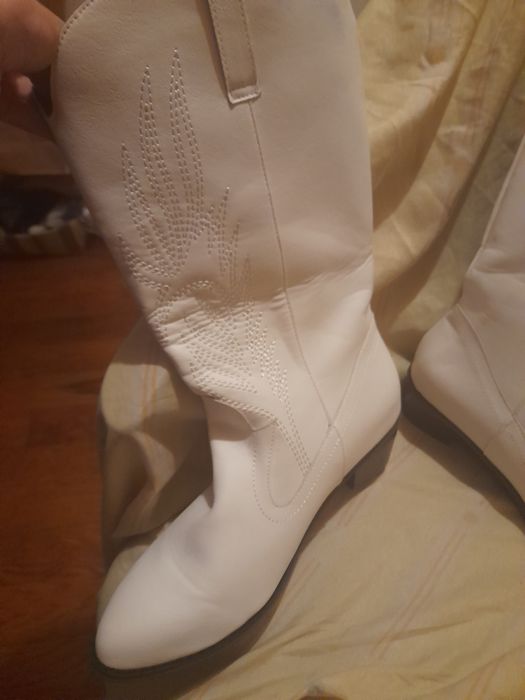 Botas Brancas Cowboy