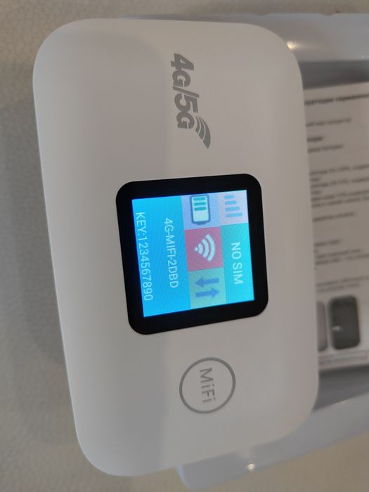 Router hotspot 4G/5G portátil com slot cartão SIM