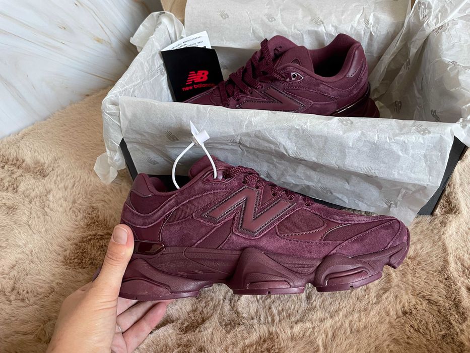 ‼️БЕЗ ПЕРЕДОПЛАТИ‼️ New Balance 9060 Burgundy кросівки Нью Беланс 9060 бордові 36-41