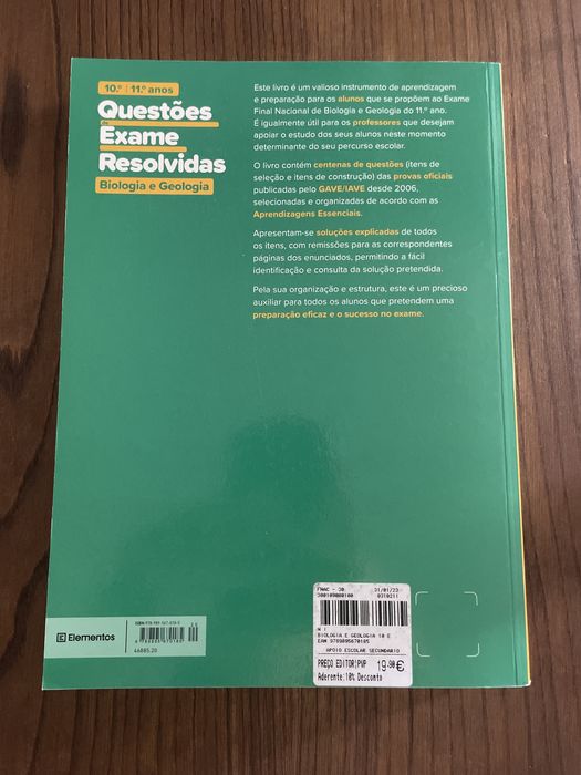 Livro de exercícios de exame - Biologia