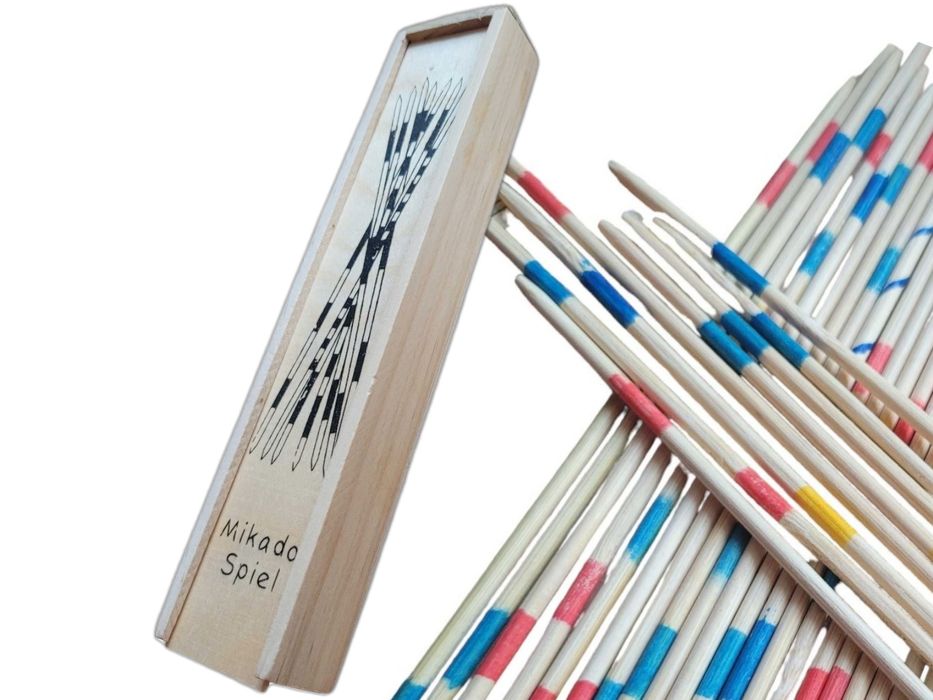 Gra zabawka BIERKI drewniane