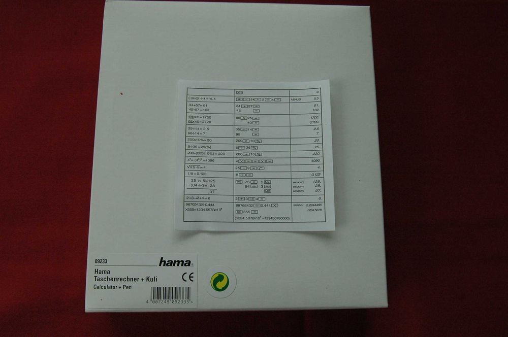 kalkulator i długopis Hama zestaw