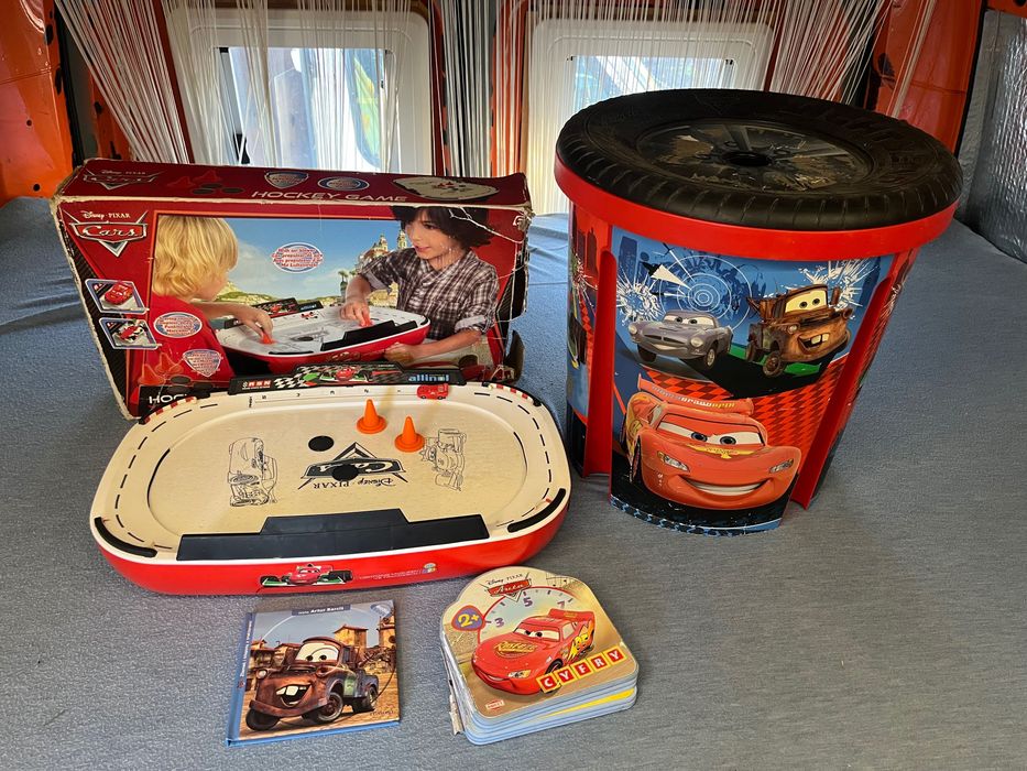 Cars Autka cymbergaj duże pudełko na zygzak mcqueen