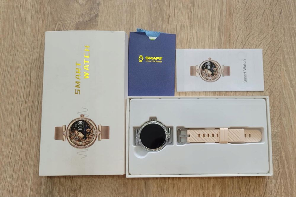 lige nx17 pro modny smartwatch damski amoled hd