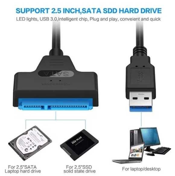 Adaptador para Discos HDD SSD 2.5
