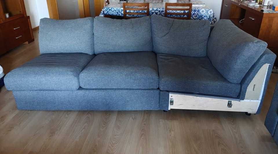 IKEA VIMLE - Módulo de sofá 2 lugares e módulo de canto