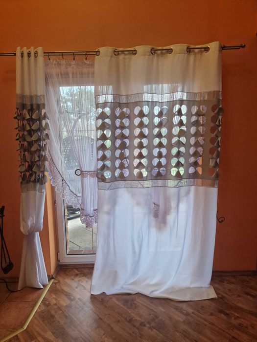 Zasłony ozdobne wycinane laserowo