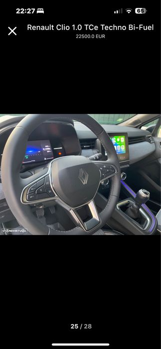 Renault clio 1.0 Tce techno bi-fuel