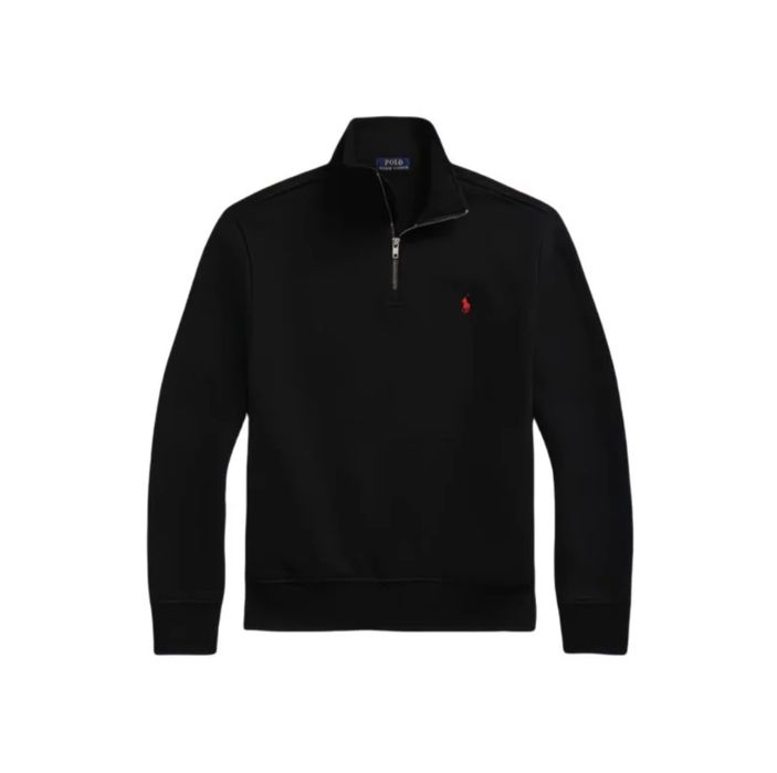 Кофта Polo Ralph Lauren Quarter-Zip | Чорний та біло-молочний колір