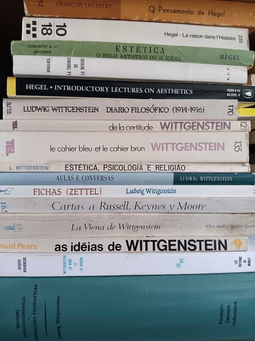 Kant Hegel Wittgenstein Vários Livros Desde 5€