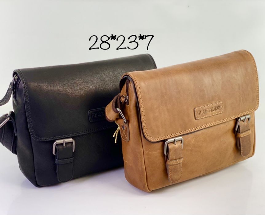 Hillburry Кожаная Сумка Сумка из натуральной кожи Италия