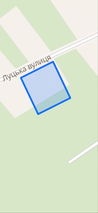Земельна ділянка під забудову