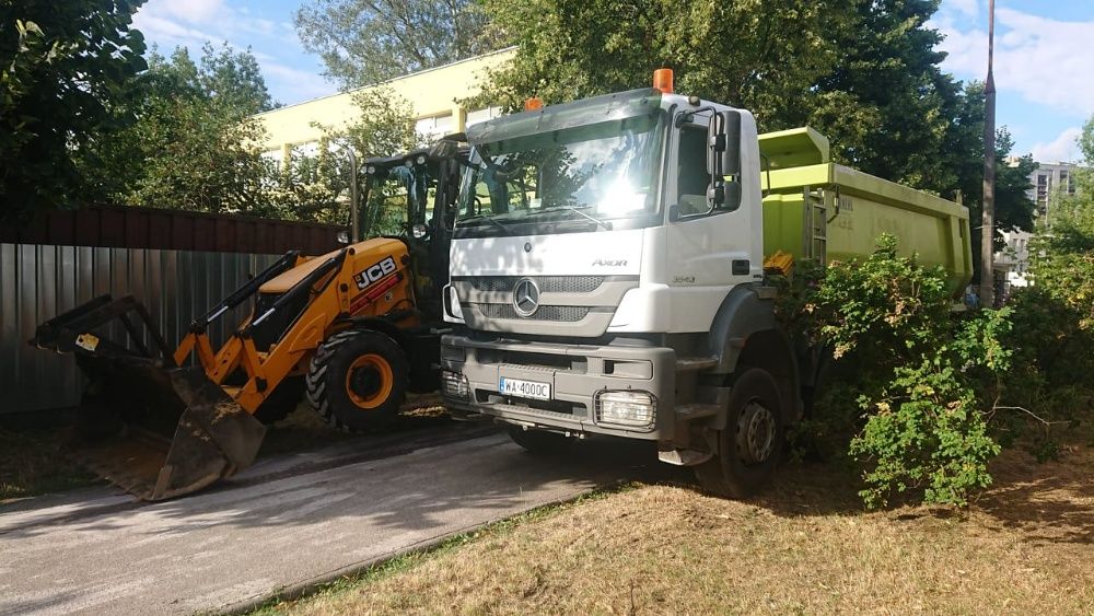 Usługi Koparką, Koparko-ładowarką