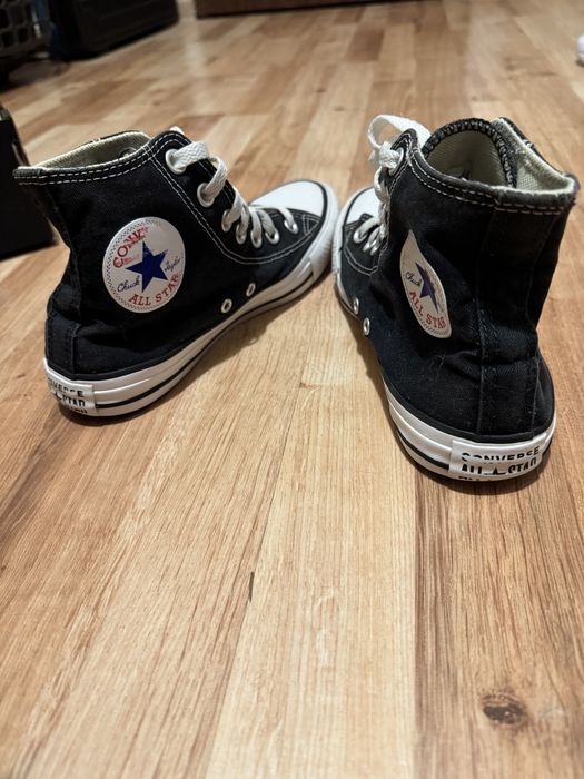 Converse czarne roz.37, 23,5cm