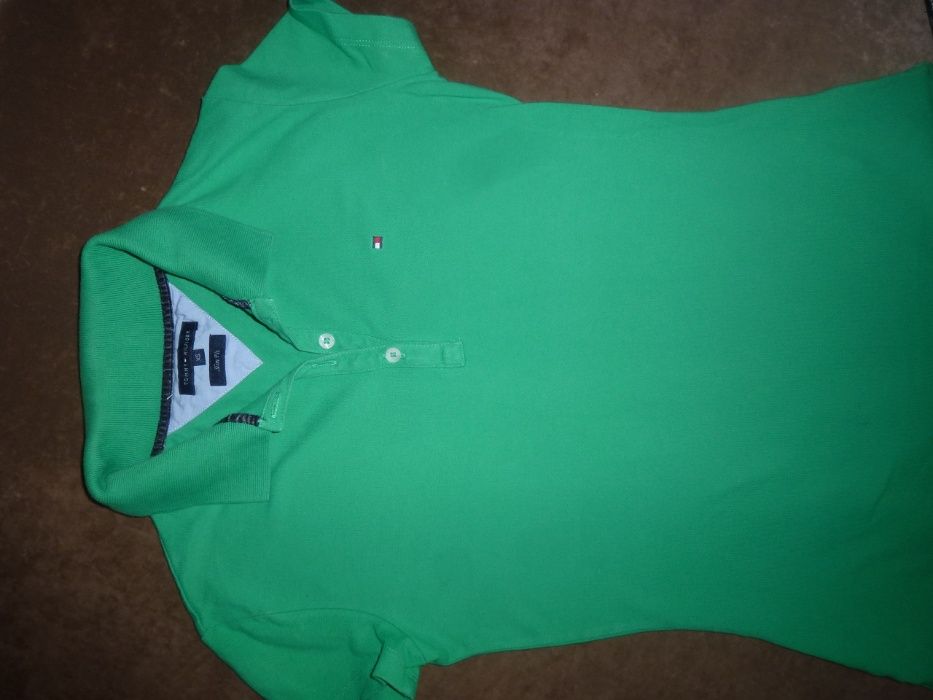 TOMMY HILFIGER bluzka,podkoszulek polo oryginalna XS/S krótki rękaw