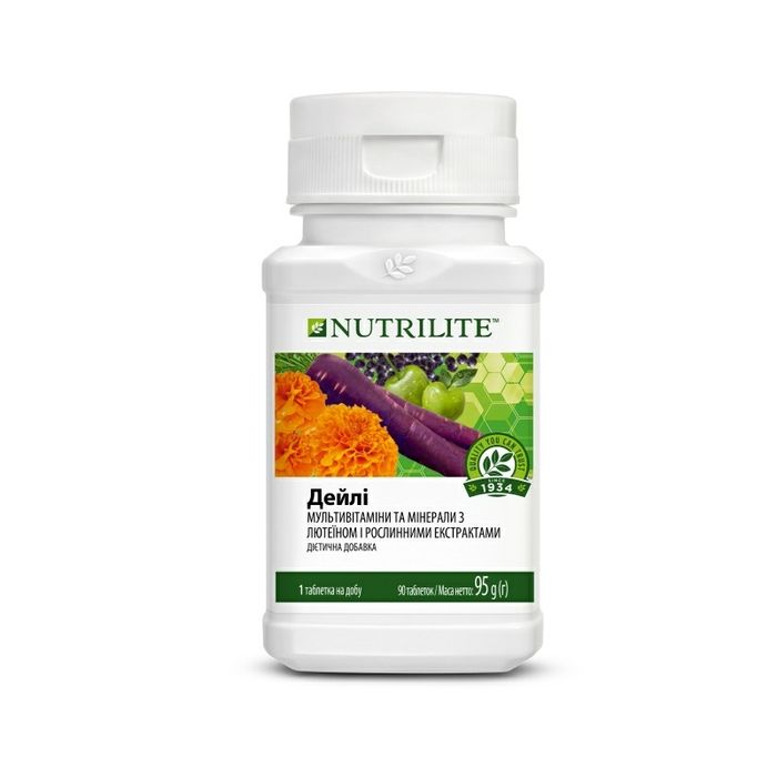 Дейлі 45 т нутрілайт. Amway Nutrilite вітаміни С, D, E, B. Омега емвей
