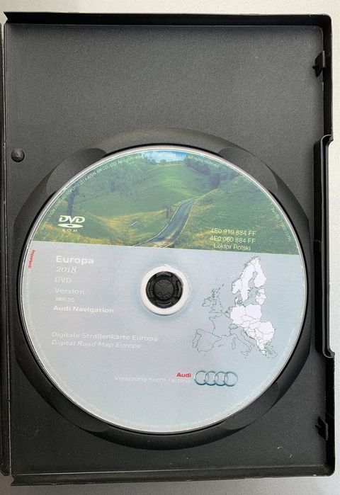 Mapy Europy 2018/2019 - Lektor Polski - Audi - MMI 2G High