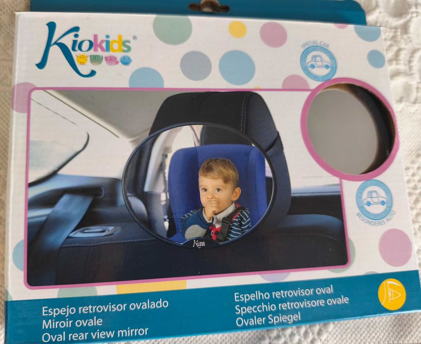 Espelho retrovisor carro para bebé