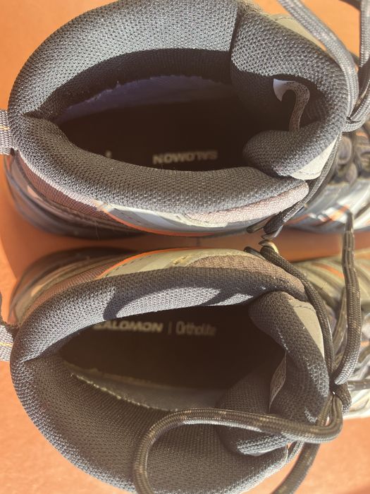 Salomon X Ultra Pioneer Mid GTX W cinza/salmão