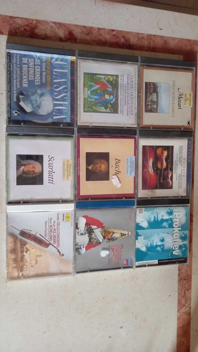 CD`S de música clássica e Jazz