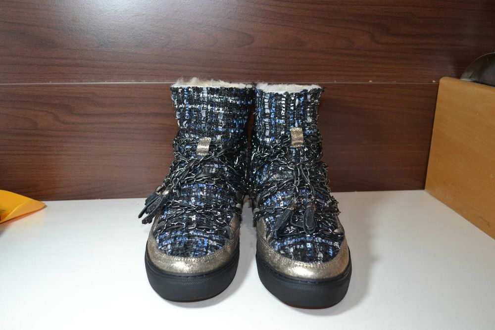 inuikii ugg 39р уги зимние сапожки кожаные оригинал на меху