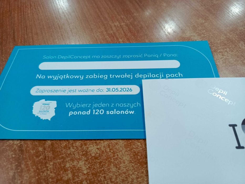 Voucher do depil concept