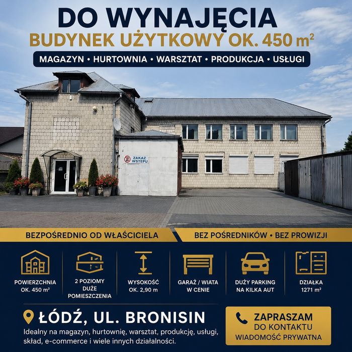 Wynajmę hale/magazyn z częścią biurową i socjalną