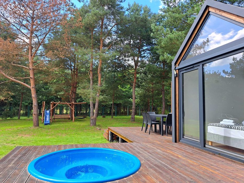 Domek Chańcza 6os. Noclegi, Klimatyzacja, Jacuzzi, Agroturystyka-