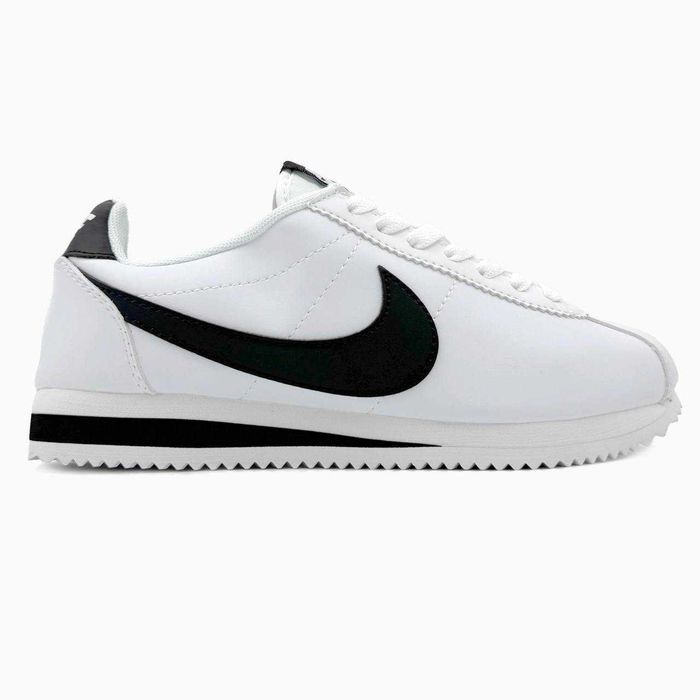 Мужские кроссовки Nike Cortez White/Black. Размеры 40-44