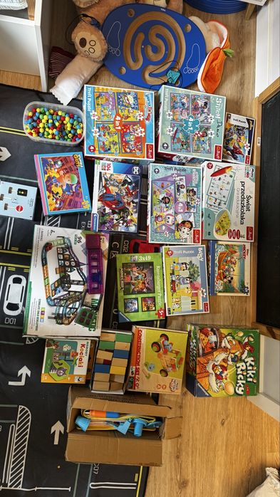 Sprzedam gry planszowe i puzzle widoczne na zdjęciu!