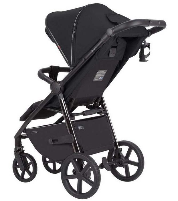 Carrello Bravo Plus 2024 Jet Black Wózek Spacerowy do 22 kg