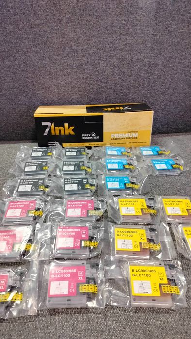 Zamiennik tuszu do drukarki Brother LC 985 CMYK XL mix kolorów 4 szt