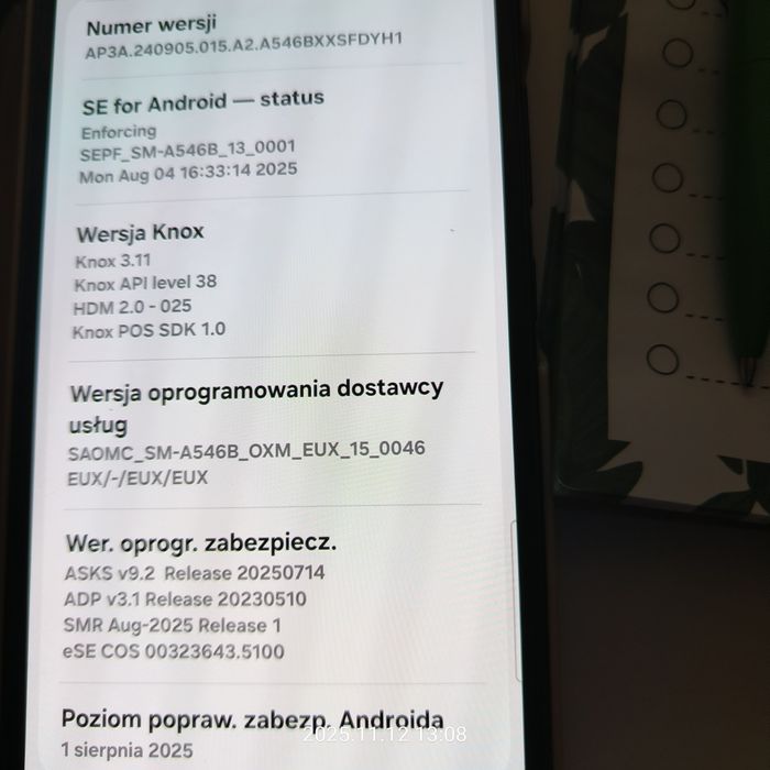 Android Samsung Galaxy A54 5G