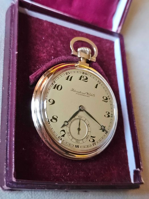 IWC Schaffhausen 51,00 złoty 14k 585 mm 1929 r