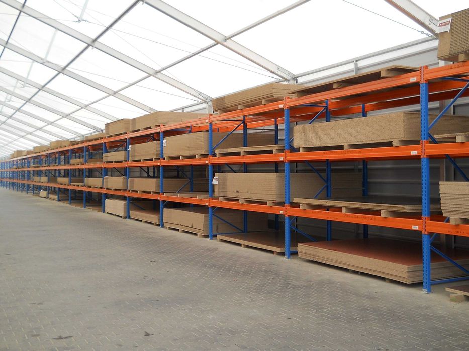 Regał magazynowy B10 do blach / płyt meblowych - paletowe przemysłowe
