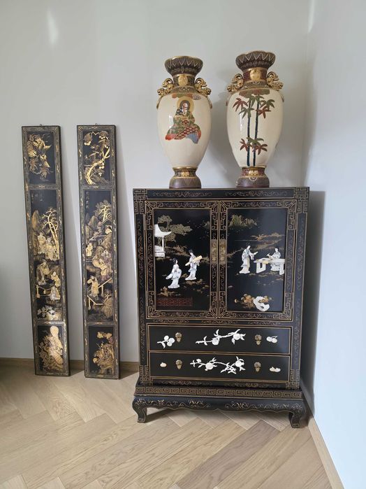 Monumentalna PARA Waz SATSUMA 60 cm – Japonia Meiji – MORIAGE