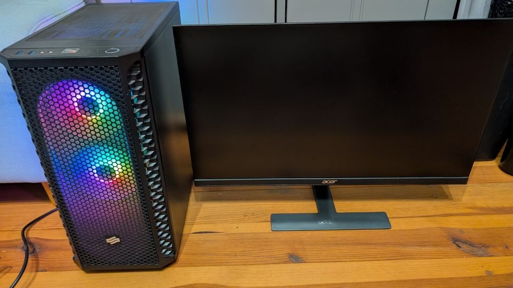 Komputer Gamingowy Ryzen 5 3500X GTX 1660 6GB 16GB RAM + Monitor 27"