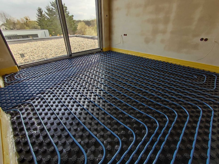 Wylewki maszynowe Posadzki Ogrzewanie podłogowe rekuperacja