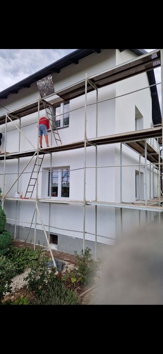 Rusztowanie elewacyjne budowlane
