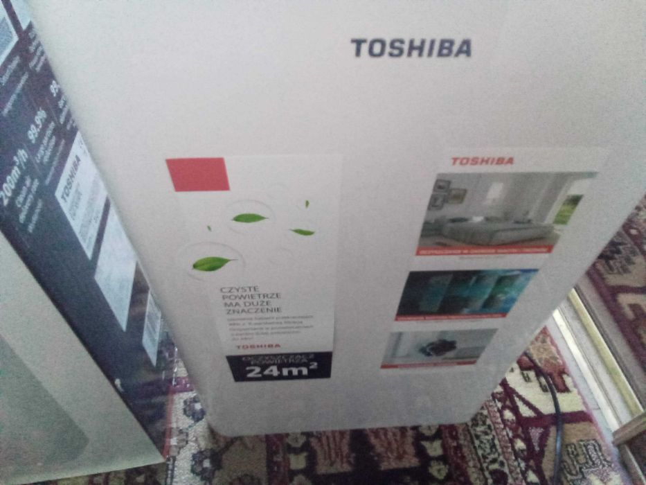 Oczyszczacz powietrza Toshiba airpurfier CAF-X33XPL OKAZJA!