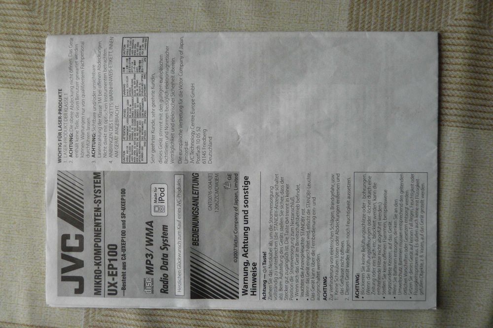 Amplituner JVC CA-UXEP100
