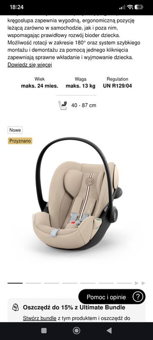 Fotelik Cybex Cloud G3