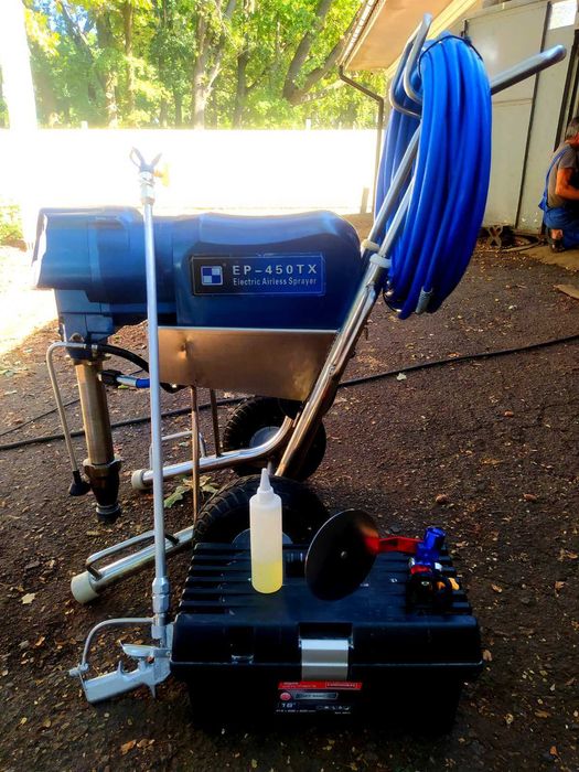 Безвоздушный аппарат для шпаклёвки окраски и огнезащиты HVBAN EP-450TX