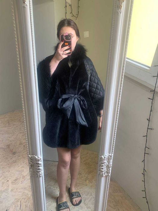 пальто для багатих та забезпечених тепла осінь-весна розмір 46 жіноче