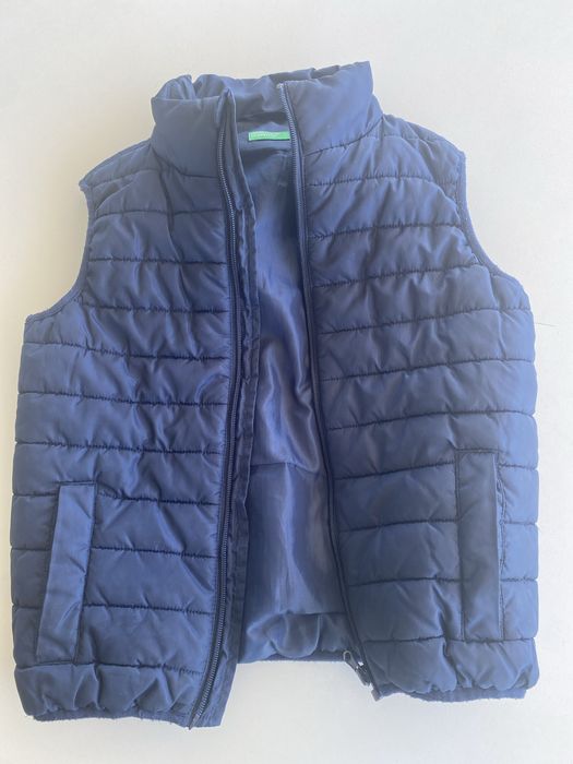 Colete da Benetton azul criança 7/8 anos