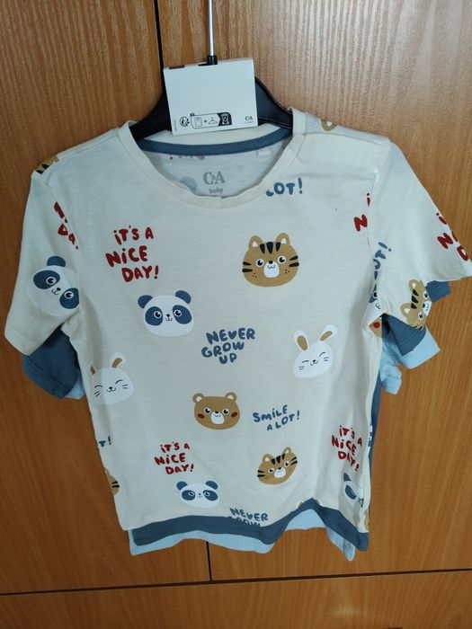 T-shirt -bluzeczki.Nowe C&A r.104